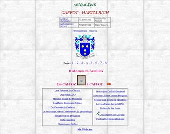 Généalogie des familles Caffot-Hartalrich-Hostalrich